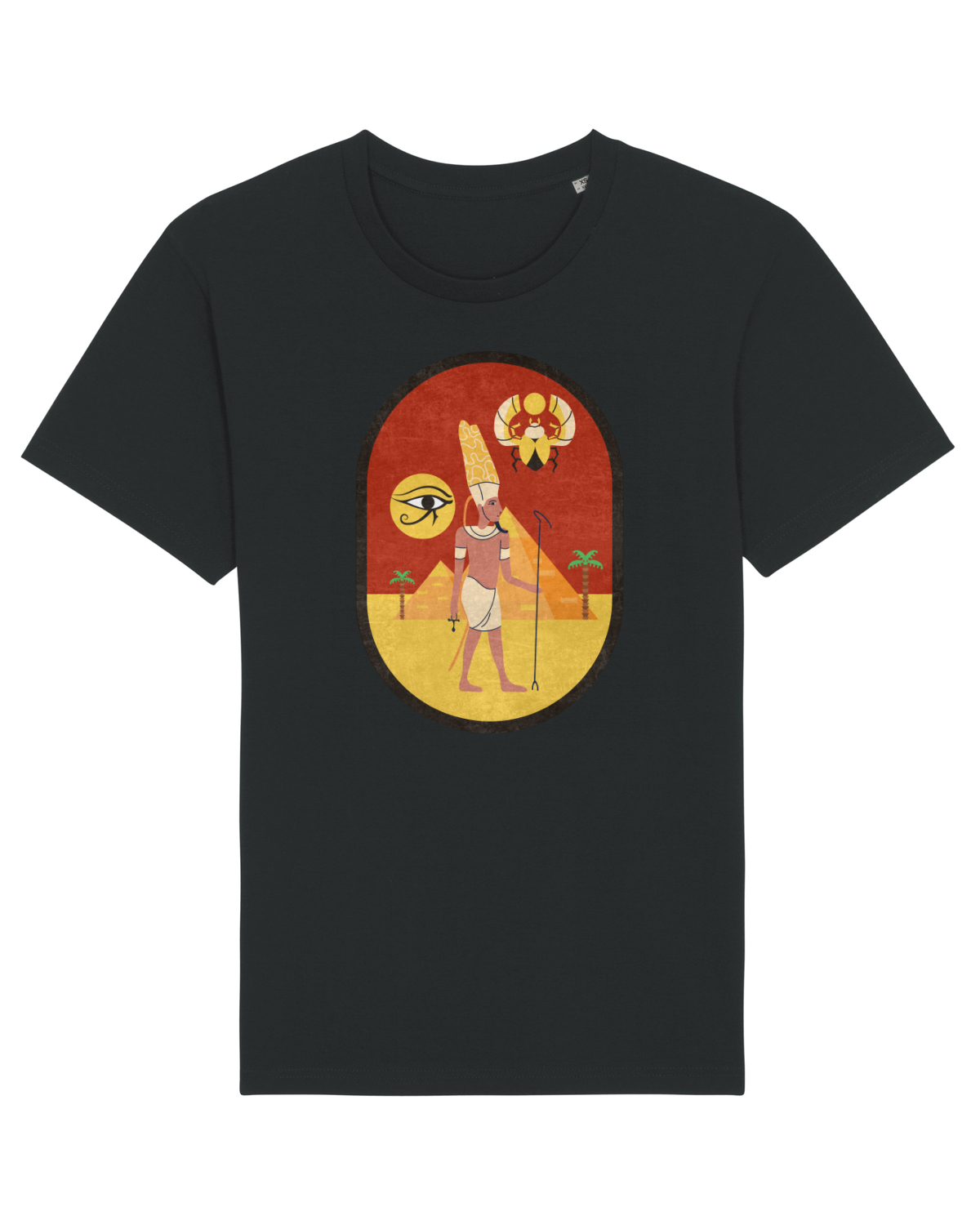 Tricou mânecă scurtă Unisex Rocker Black