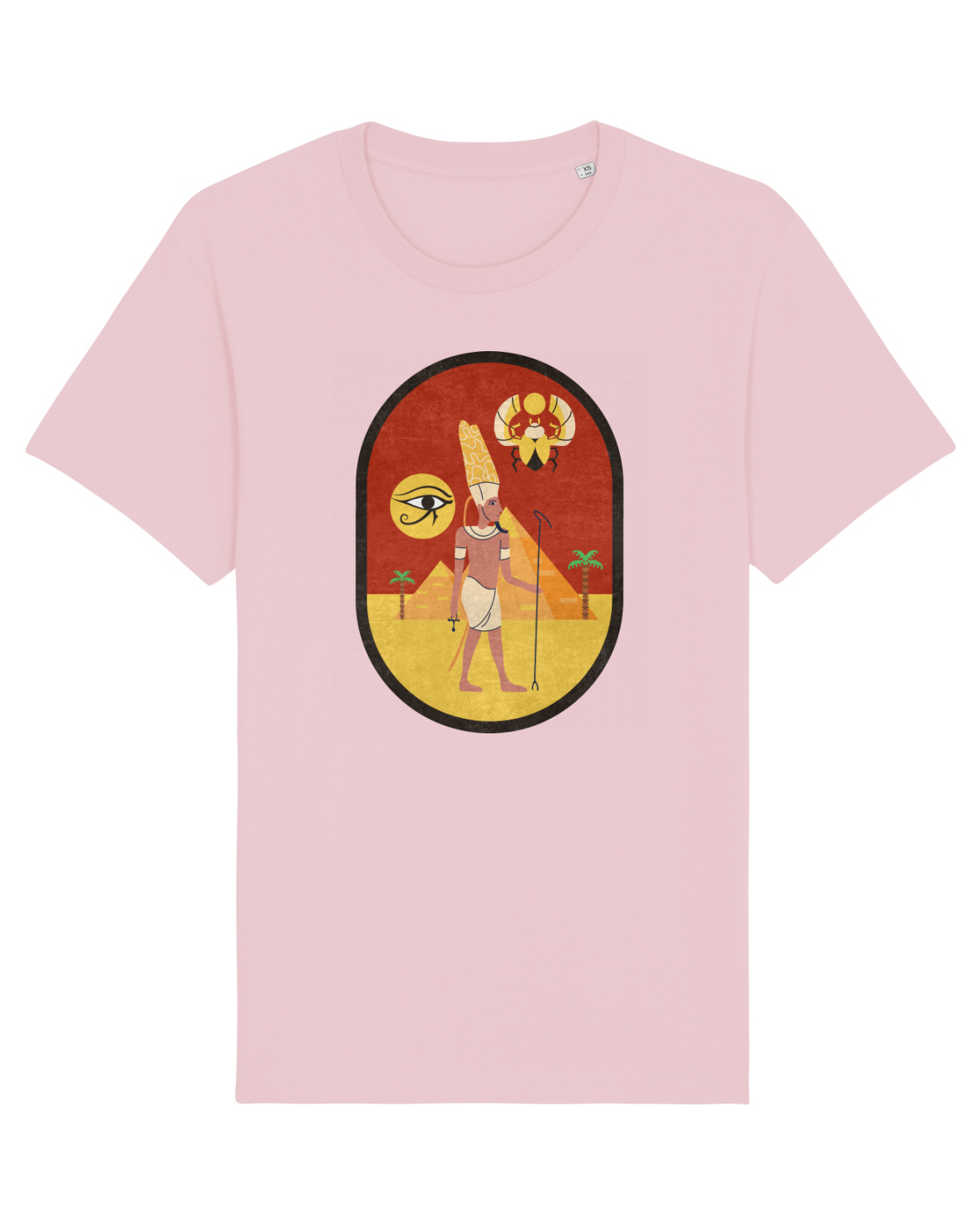 Tricou mânecă scurtă Unisex Rocker Cotton Pink