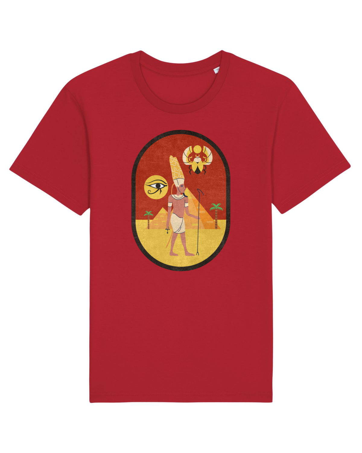 Tricou mânecă scurtă Unisex Rocker Red