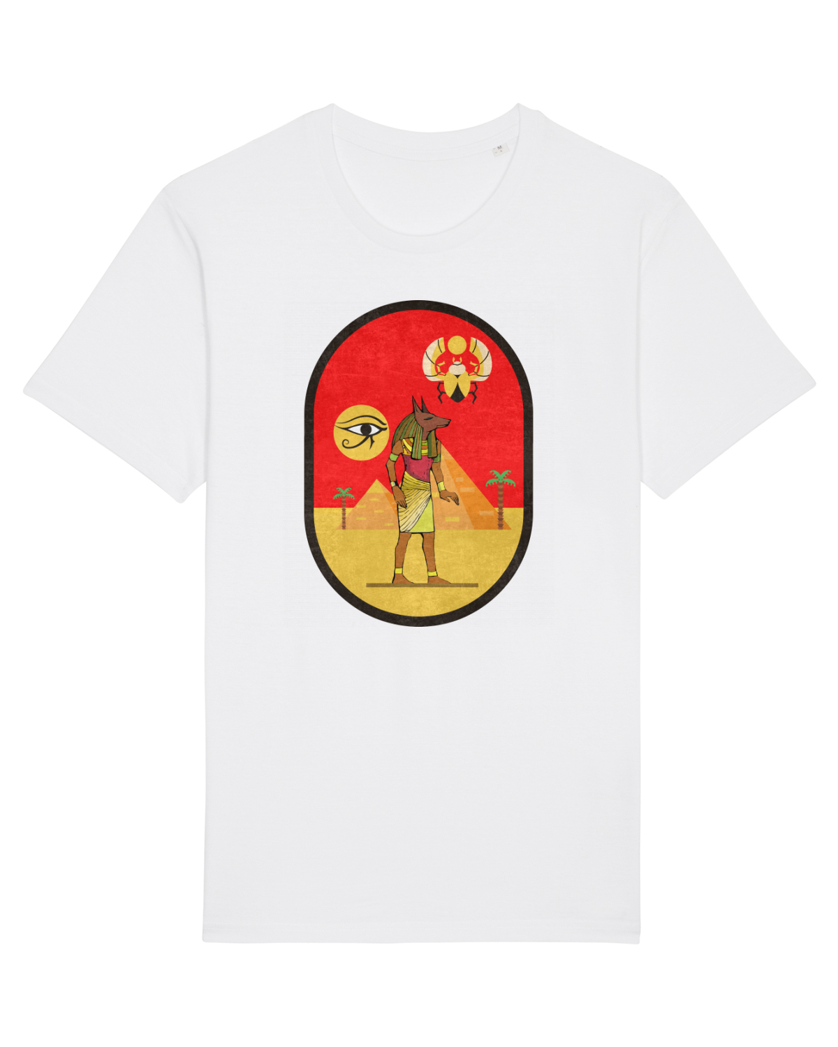 Tricou mânecă scurtă Unisex Rocker White