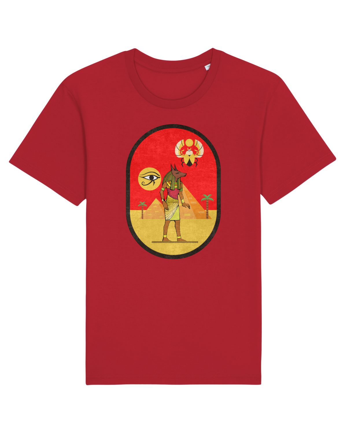 Tricou mânecă scurtă Unisex Rocker Red