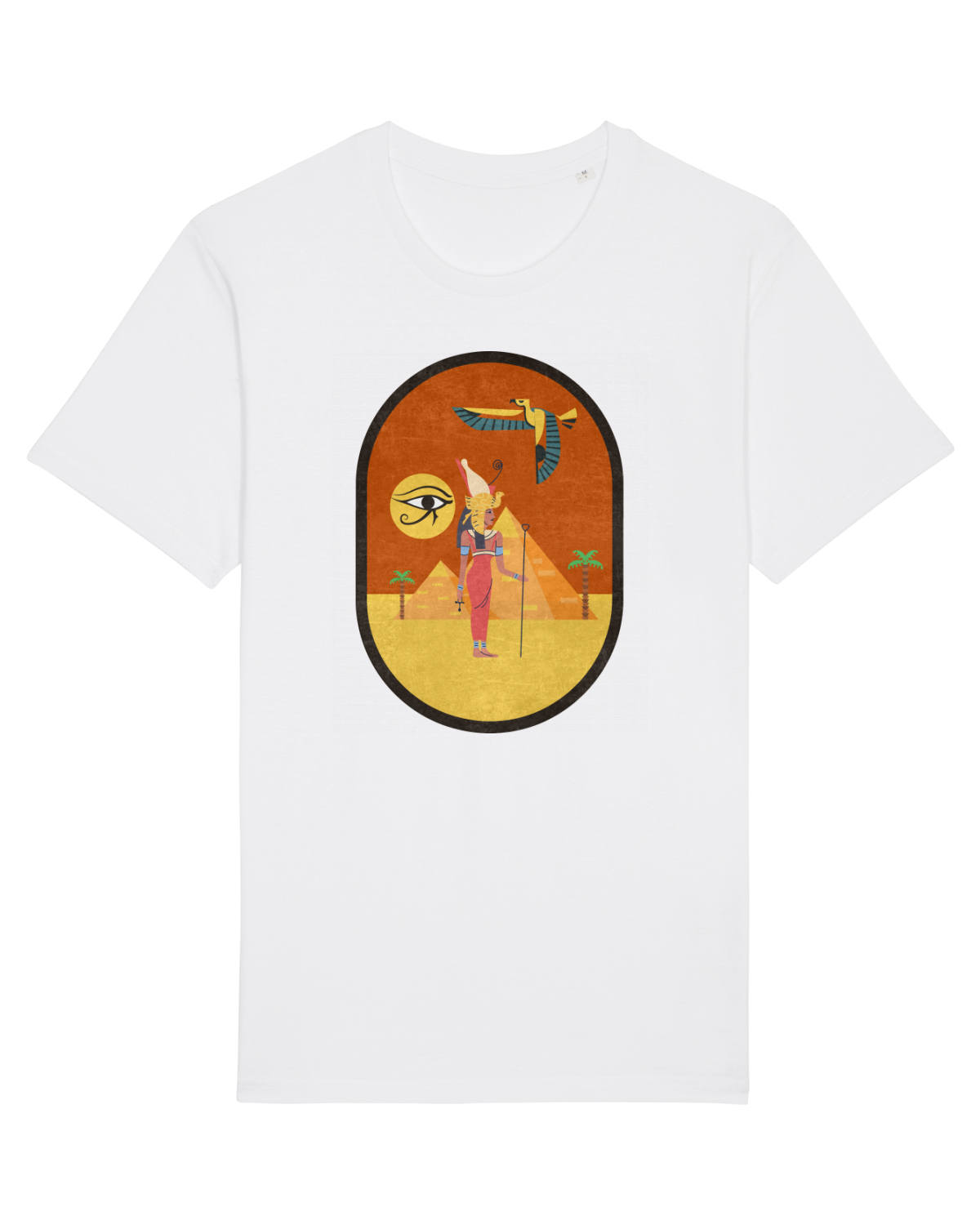 Tricou mânecă scurtă Unisex Rocker White