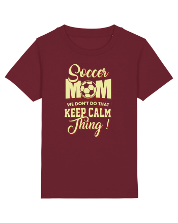 SOCCER MOM Burgundy