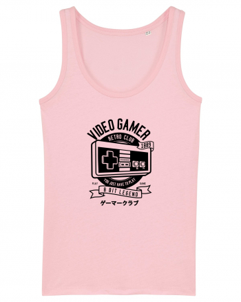 Gamer Retro Club Black Cotton Pink