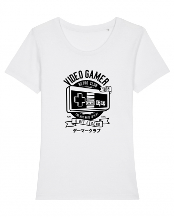 Gamer Retro Club Black White