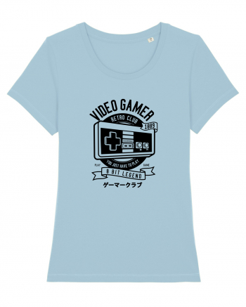 Gamer Retro Club Black Sky Blue