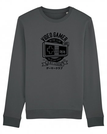 Gamer Retro Club Black Anthracite