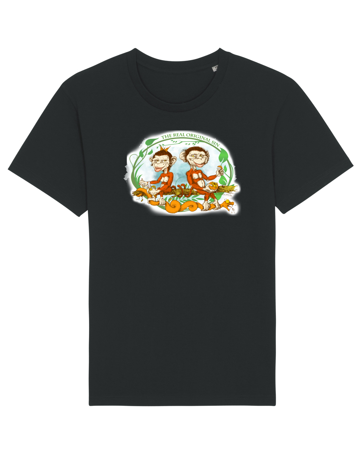 Tricou mânecă scurtă Unisex Rocker Black