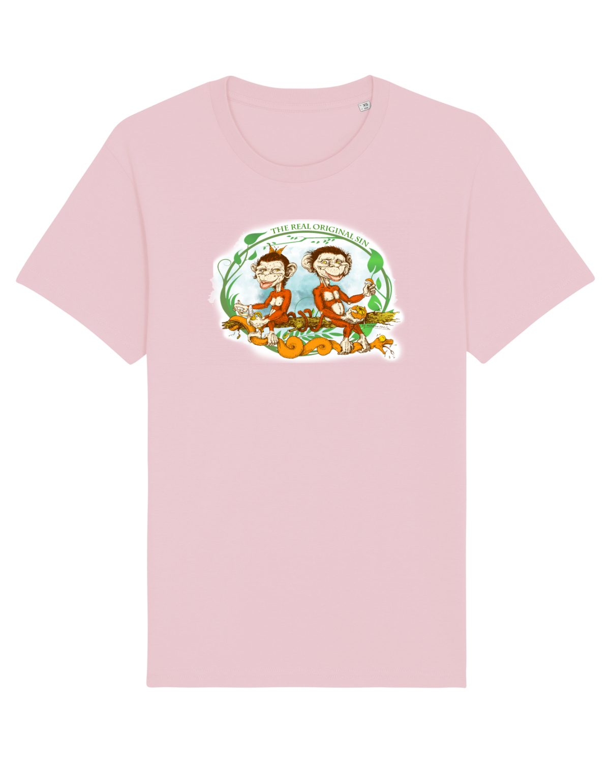 Tricou mânecă scurtă Unisex Rocker Cotton Pink