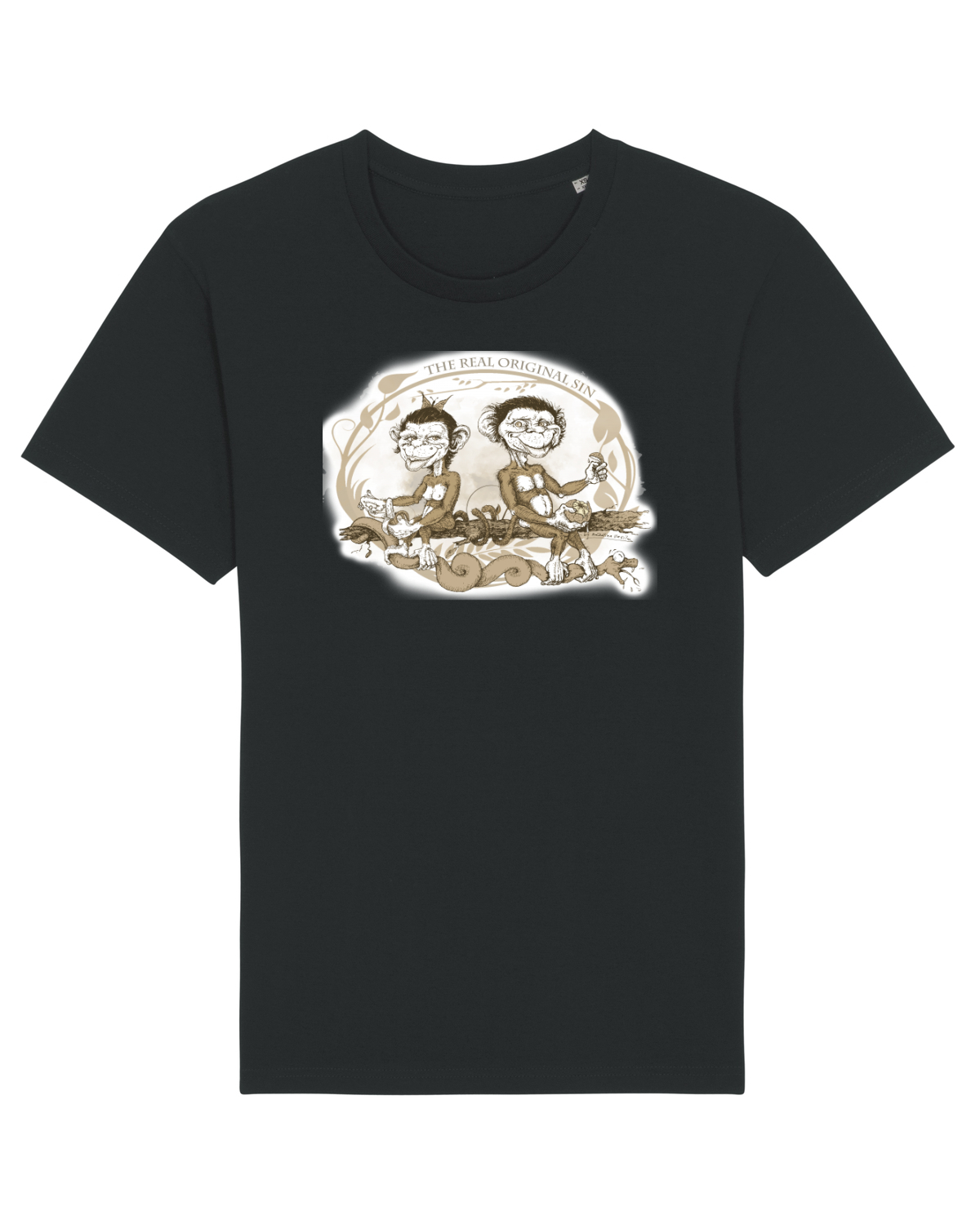 Tricou mânecă scurtă Unisex Rocker Black