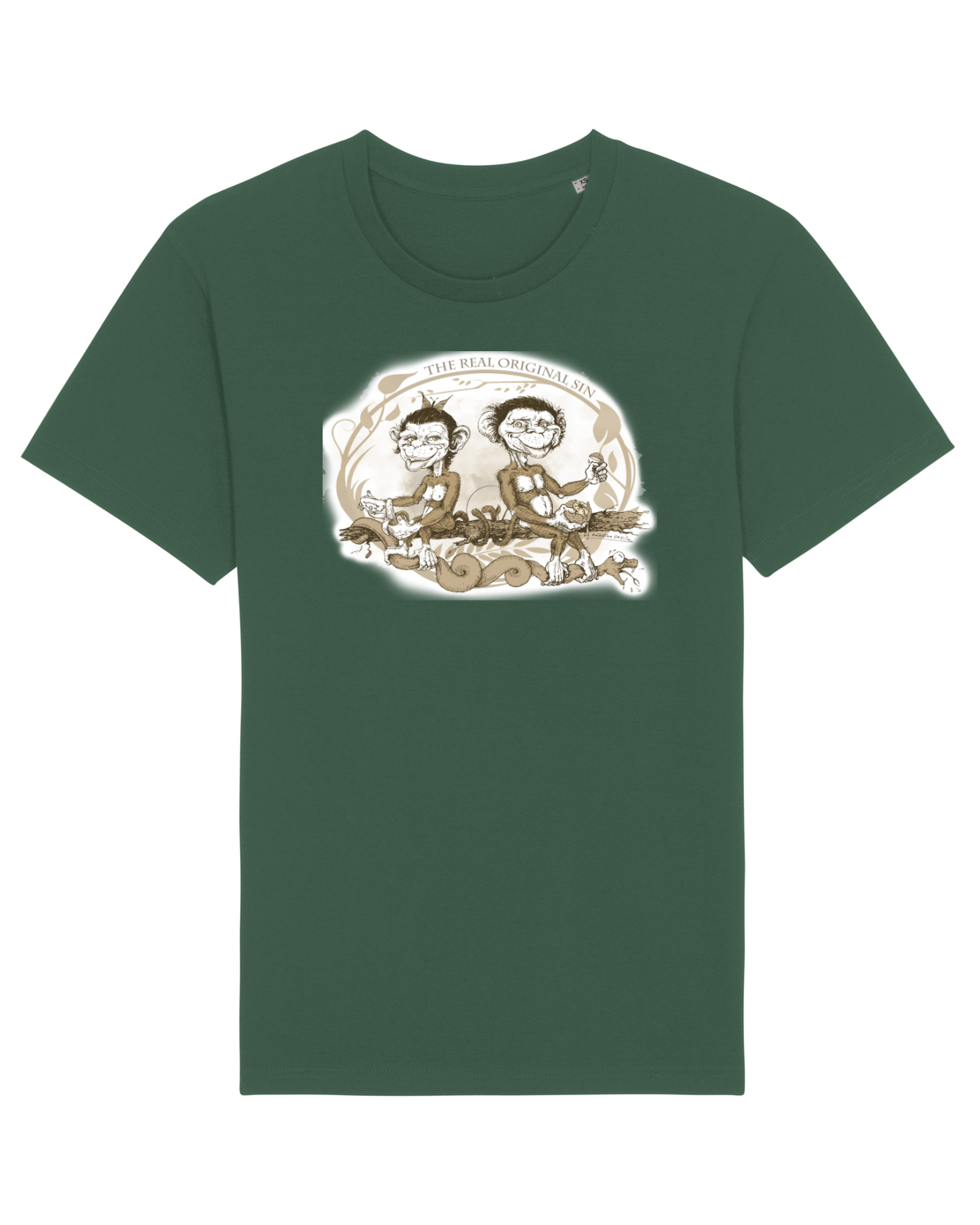 Tricou mânecă scurtă Unisex Rocker Bottle Green
