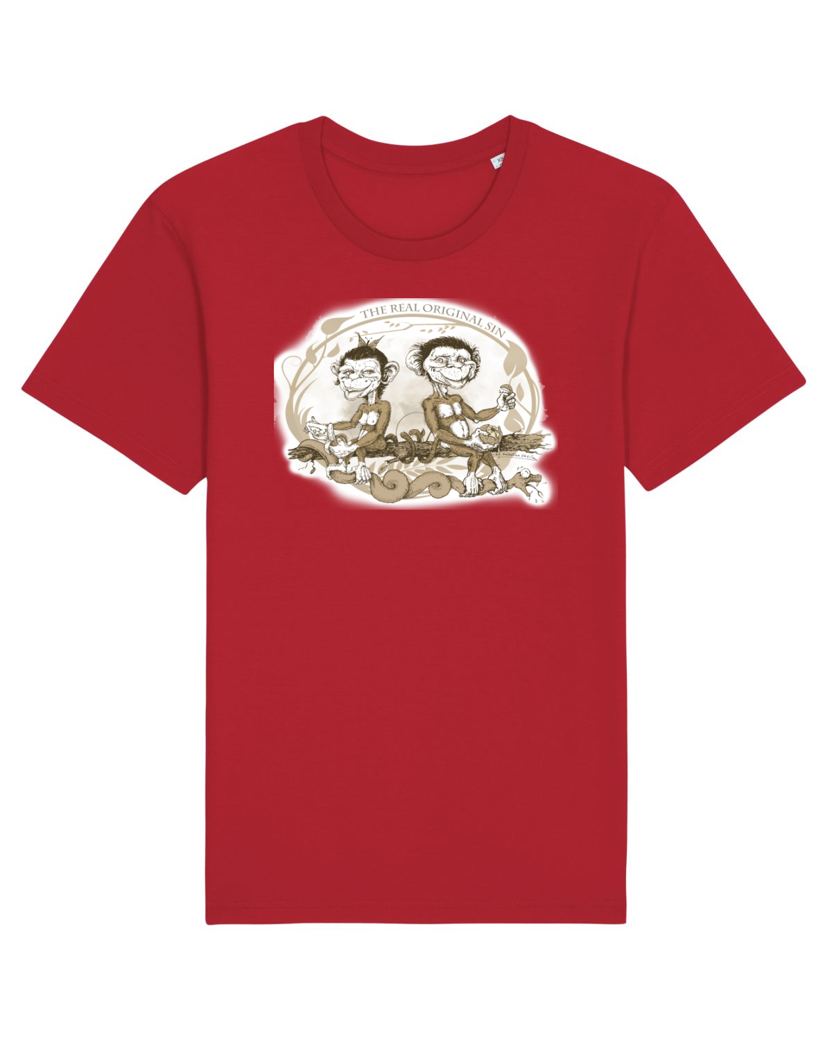 Tricou mânecă scurtă Unisex Rocker Red