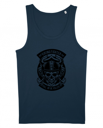 Viking Skull Black Navy