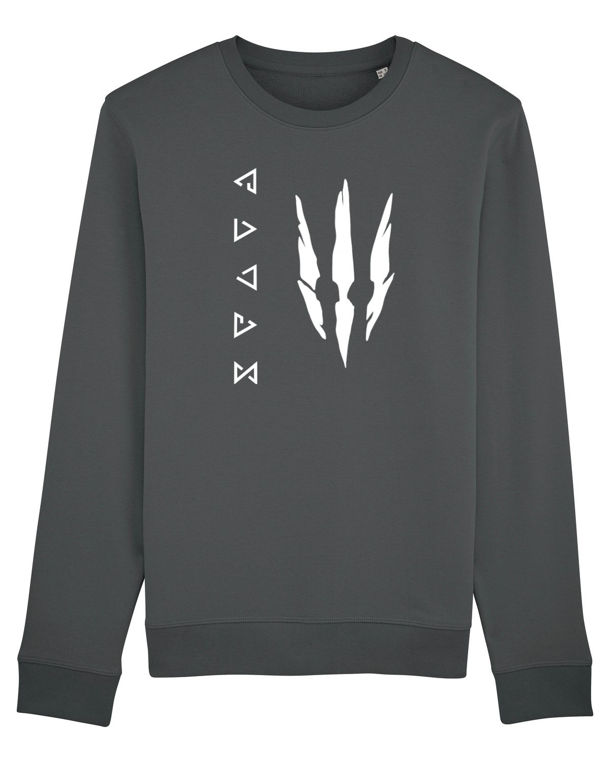 Bluză mânecă lungă Unisex Rise Anthracite