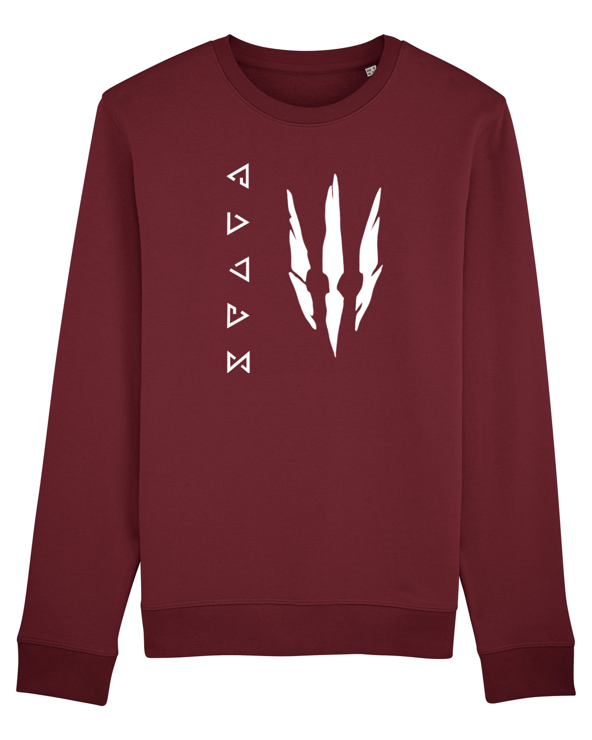 Bluză mânecă lungă Unisex Rise Burgundy