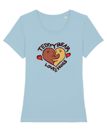 Teddy Bear Love Sky Blue