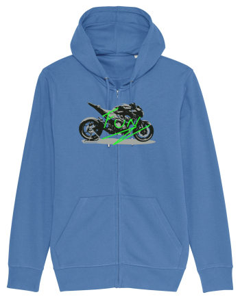 Motorcycle Fun Bright Blue