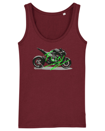 Motorcycle Fun Burgundy