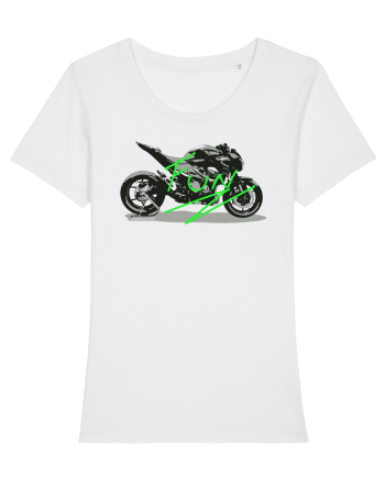Motorcycle Fun White