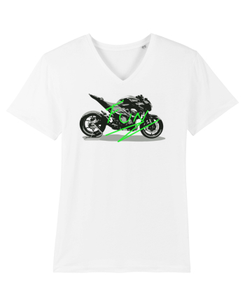 Motorcycle Fun White