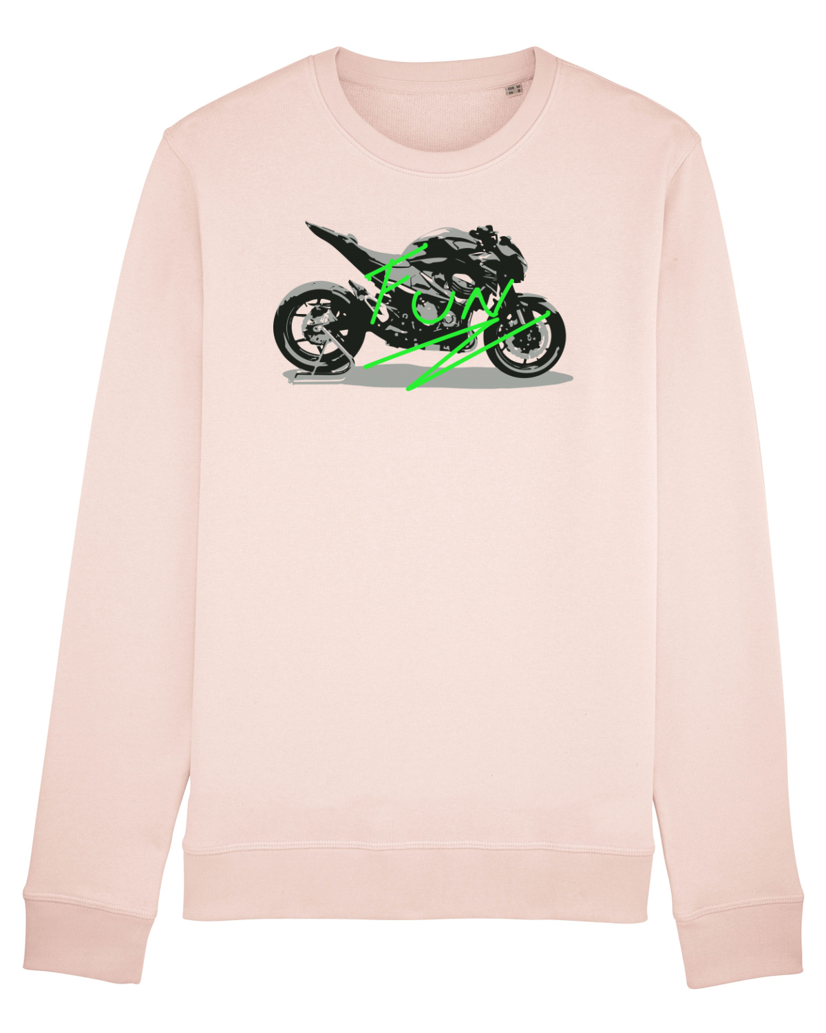 Bluză mânecă lungă Unisex Rise Candy Pink