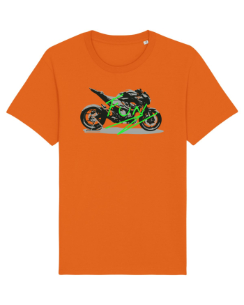 Motorcycle Fun Bright Orange