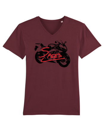 Motorcycles are FUN Burgundy