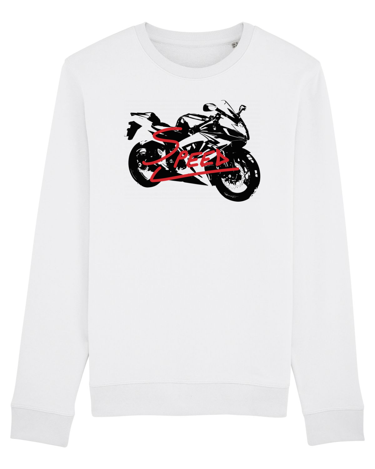 Bluză mânecă lungă Unisex Rise White