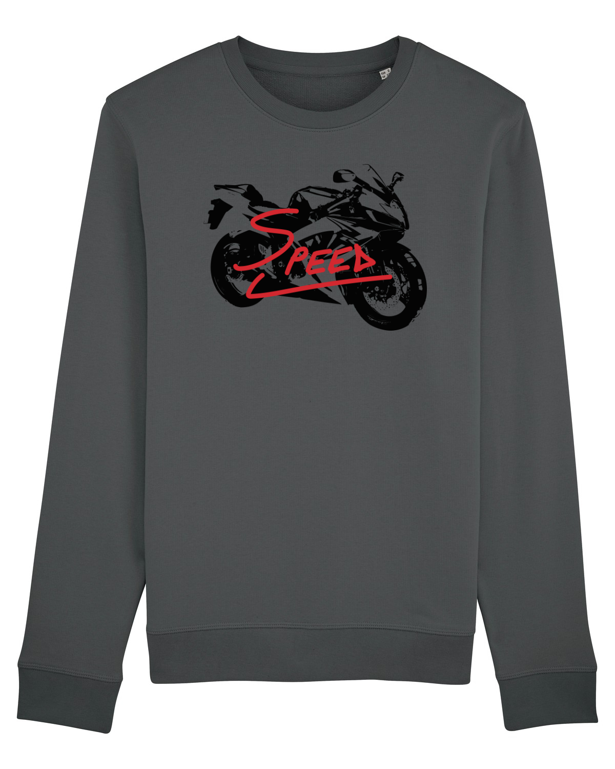Bluză mânecă lungă Unisex Rise Anthracite
