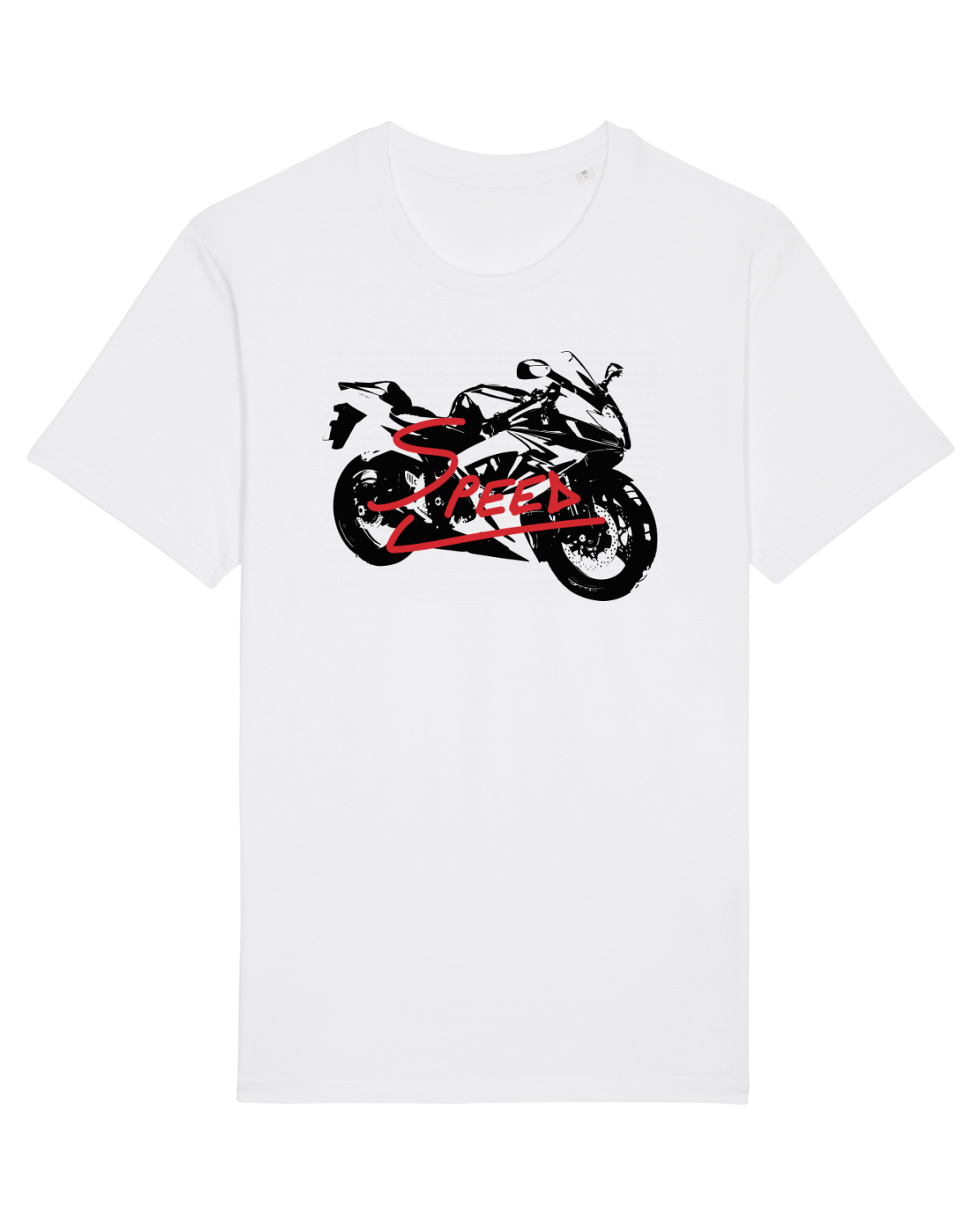 Tricou mânecă scurtă Unisex Rocker White