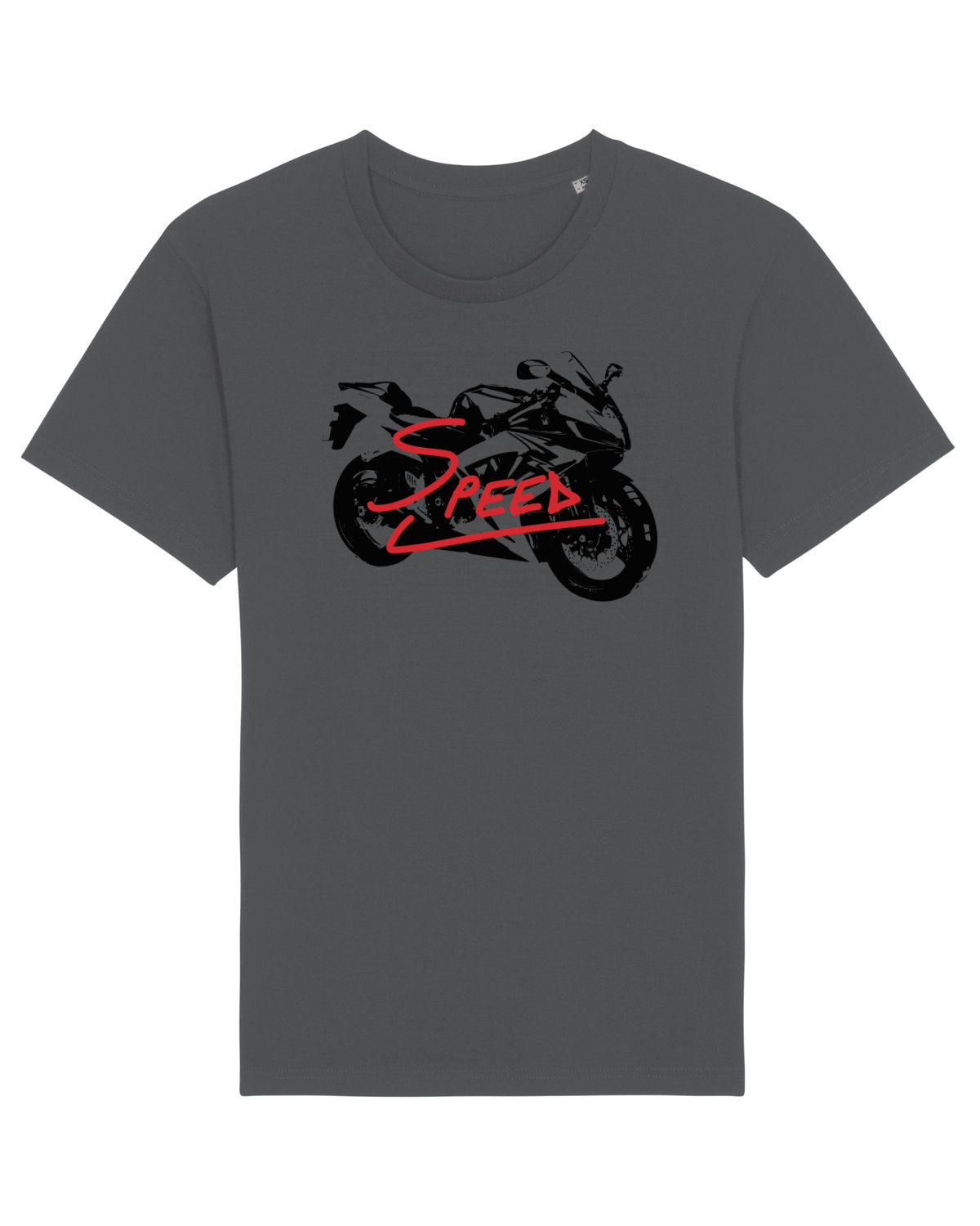 Tricou mânecă scurtă Unisex Rocker Anthracite