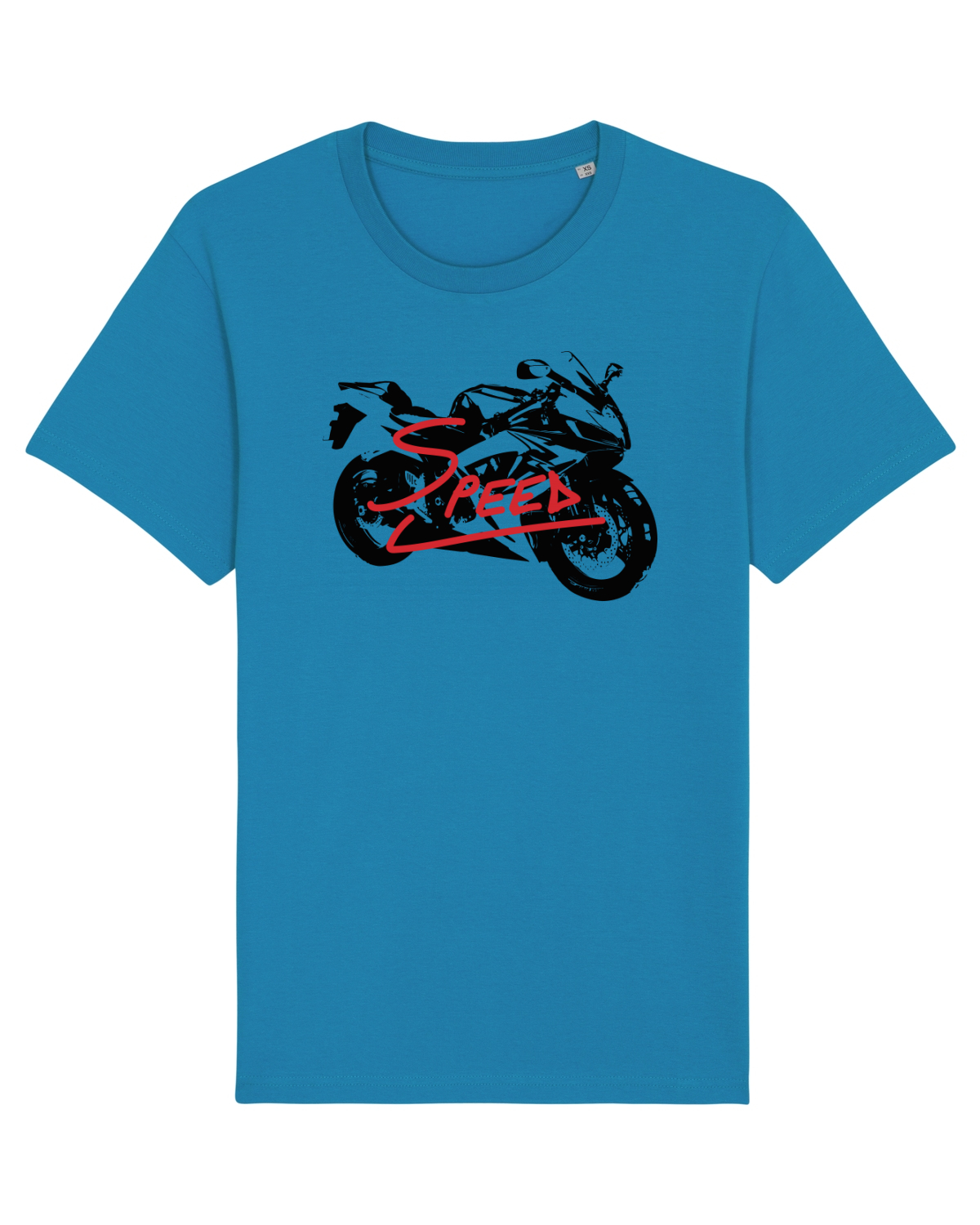 Tricou mânecă scurtă Unisex Rocker Azur