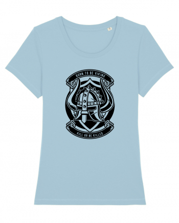 Born to be Viking Black Sky Blue