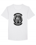 Born to be Viking Black Tricou mânecă scurtă guler larg Bărbat Skater