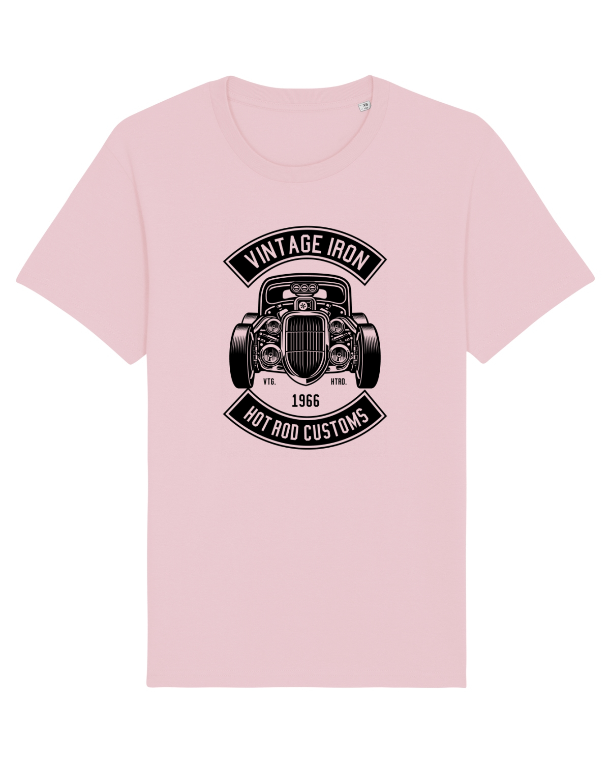 Tricou mânecă scurtă Unisex Rocker Cotton Pink