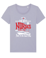 NURSE Tricou mânecă scurtă guler larg fitted Damă Expresser