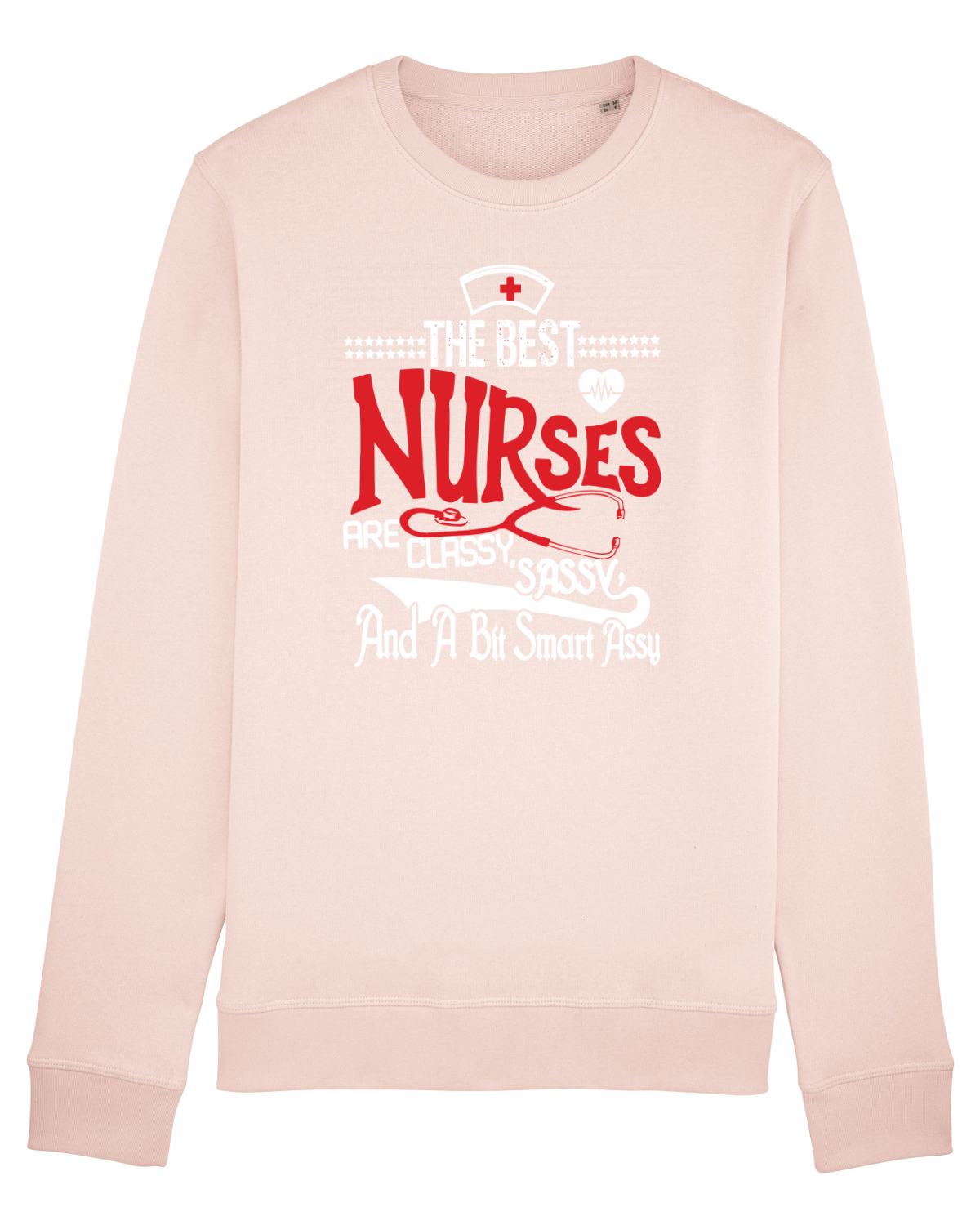 Bluză mânecă lungă Unisex Rise Candy Pink