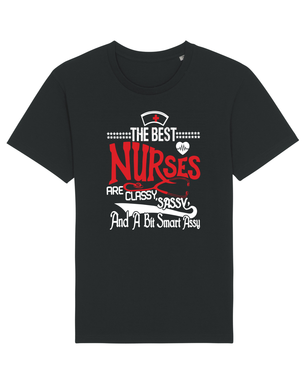 Tricou mânecă scurtă Unisex Rocker Black
