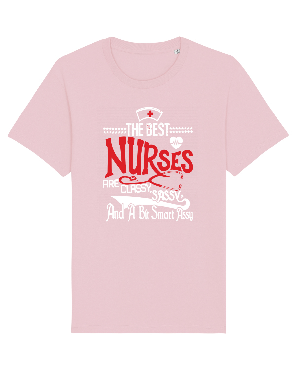 Tricou mânecă scurtă Unisex Rocker Cotton Pink
