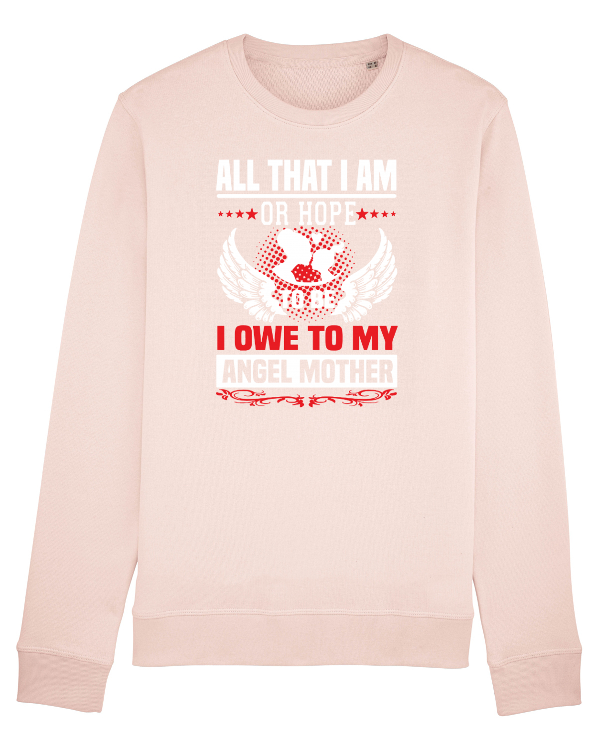 Bluză mânecă lungă Unisex Rise Candy Pink