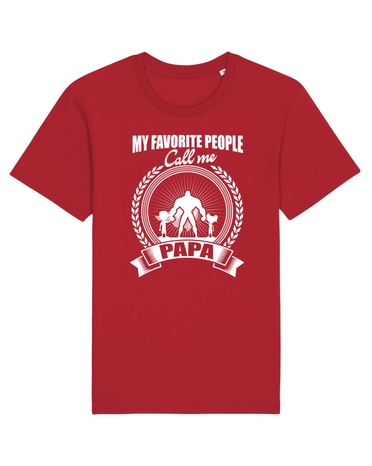 Tricou mânecă scurtă Unisex Rocker Red