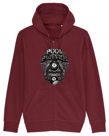 POOL PLAYER Burgundy