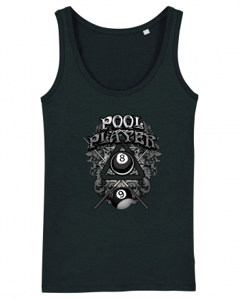 POOL PLAYER Black