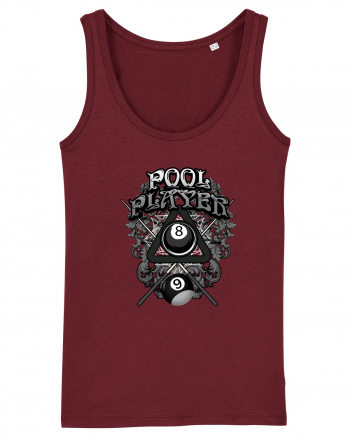 POOL PLAYER Burgundy