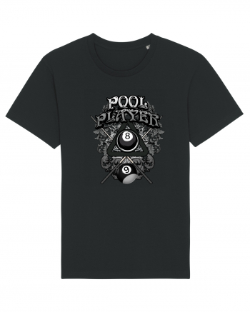 POOL PLAYER Black