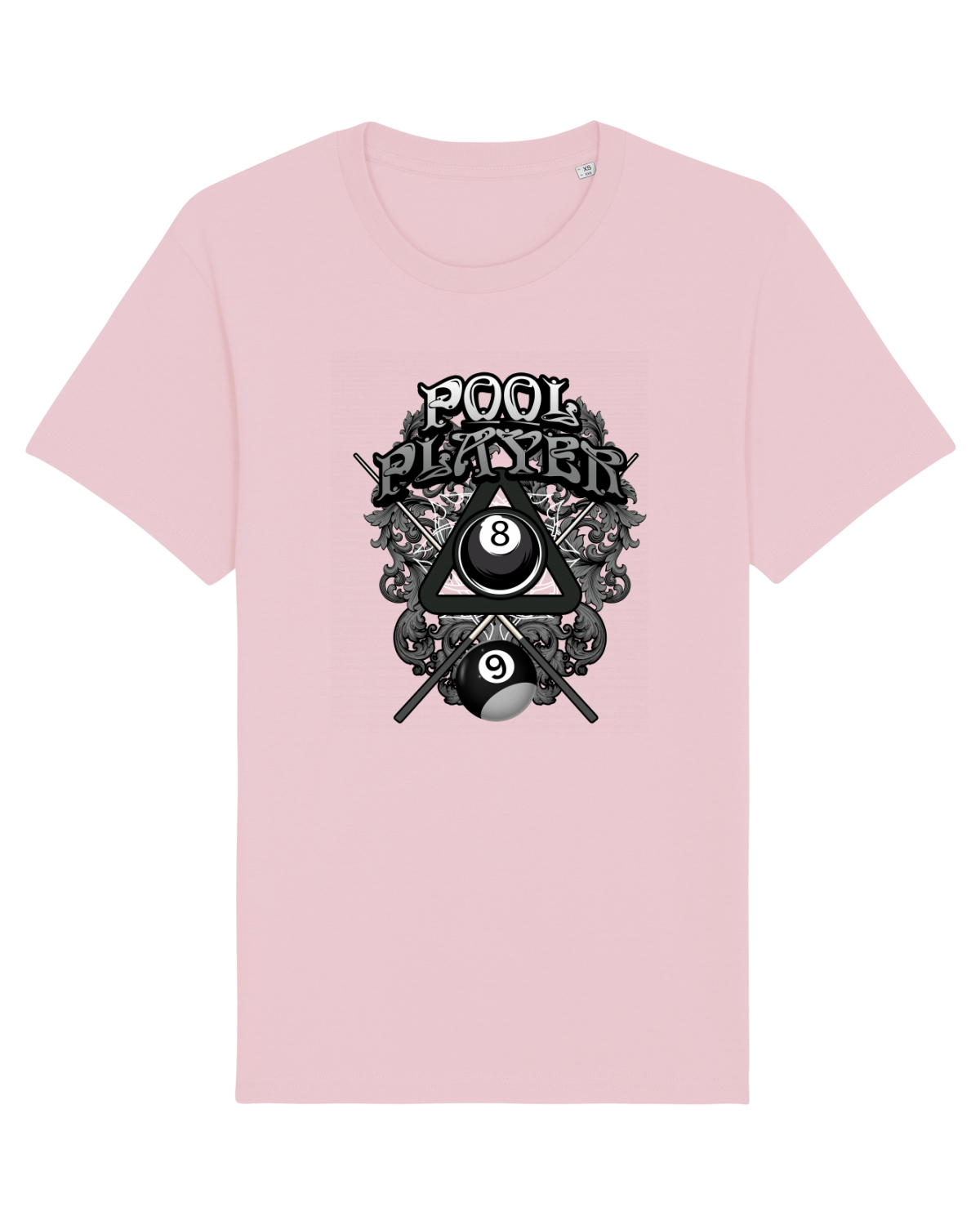 Tricou mânecă scurtă Unisex Rocker Cotton Pink