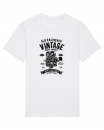 Vintage Movie Camera Black Tricou mânecă scurtă Unisex Rocker