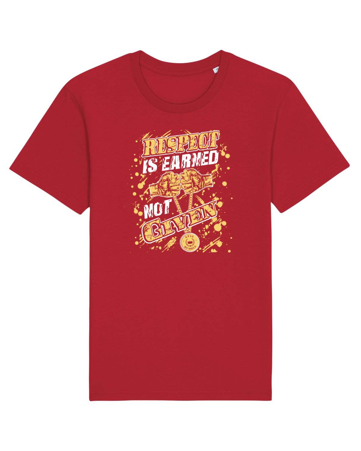 Tricou mânecă scurtă Unisex Rocker Red