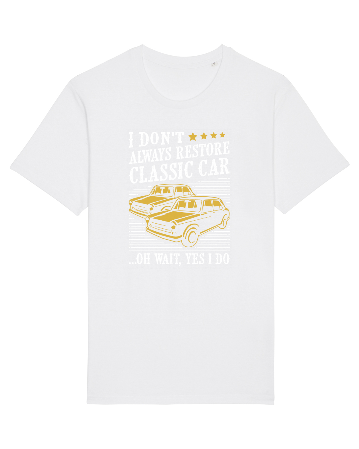 Tricou mânecă scurtă Unisex Rocker White