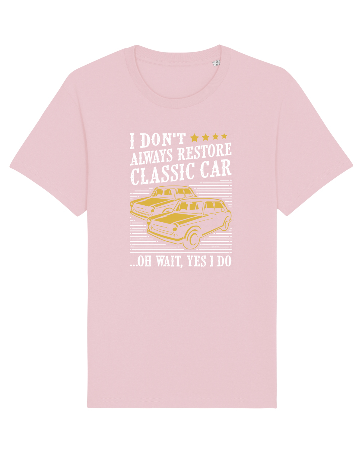 Tricou mânecă scurtă Unisex Rocker Cotton Pink